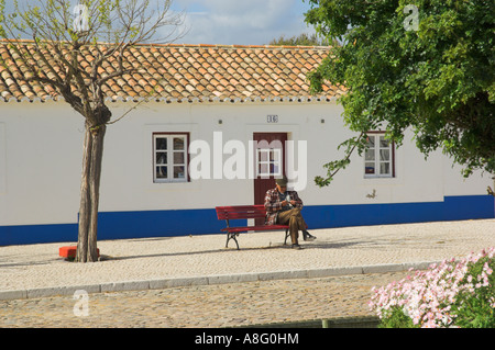 Cova Porto Algarve village green north district de Beja portugal Europe de l'UE Banque D'Images