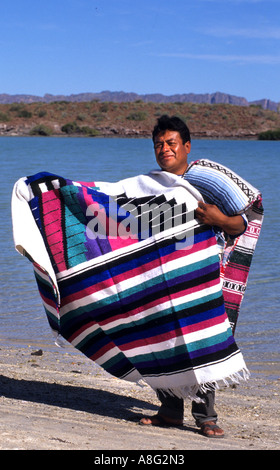 Cabo San Lucas Baja California au Mexique les gens de la mer plage du mexique vente homme marché contrat cadre Banque D'Images