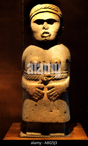 Déesse de l'Huaxteca Musée National d'Anthropologie Mexico City Banque D'Images
