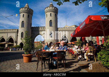 Porte de Nauen Brandenburg Potsdam Allemagne Banque D'Images