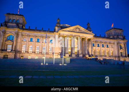 Le Parlement Reichstag Berlin Allemagne europe européen Banque D'Images