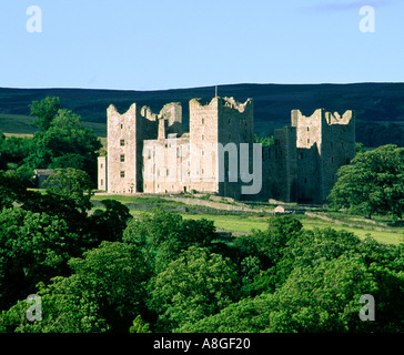 Château Bolton dans Wensleydale dans le Yorkshire Dales National Park, North Yorkshire, Angleterre Banque D'Images