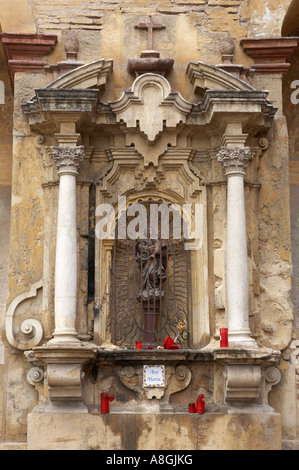 Culte ava maria sur les murs de la Mezquita cordoba andalousie le sud-ouest de l'Espagne europe eu Banque D'Images