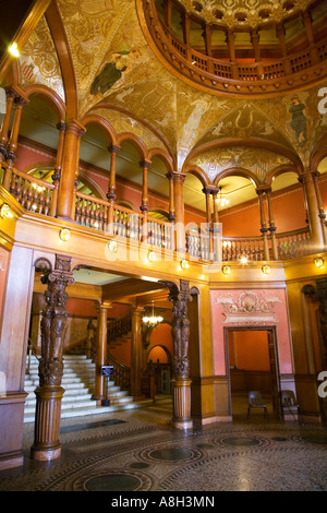 Le Foyer à Flagler college le vieux Ponce de Leon Hotel St Augustine florida usa Banque D'Images