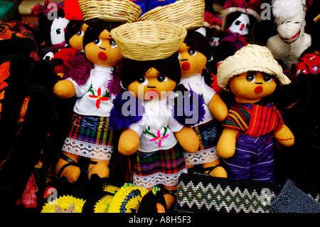 Le Mexique, Playa del Carmen, la poupée au shop Banque D'Images