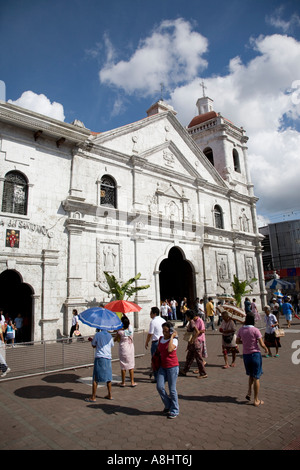 Basilique del Santo Nino, Cebu, Visayas, Philippines Banque D'Images