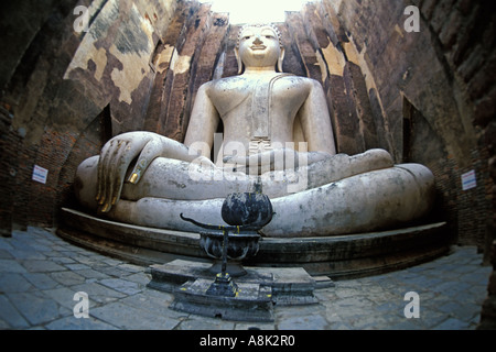 La Thaïlande, Sukhothai, Phra Achana, Wat Si Chum Banque D'Images