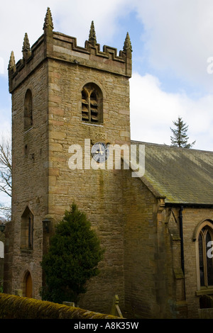 Le Clocher de St James Church in Taxal un village près de Whaley Bridge dans le Derbyshire Banque D'Images