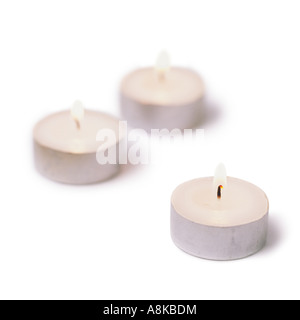 Bougies chauffe-plat Banque D'Images