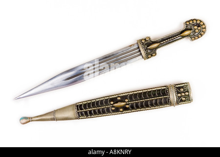 Poignard caucasien, (Kinjal) 19. siècle Banque D'Images