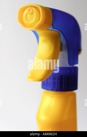 Flacon de liquide de nettoyage Banque D'Images