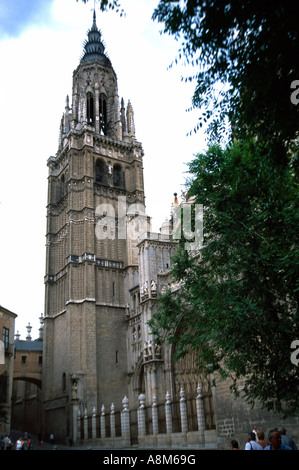 Clocher de la cathédrale de Tolède Espagne Banque D'Images