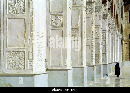 Mosquée des Omeyyades - DAMAS, SYRIE Banque D'Images