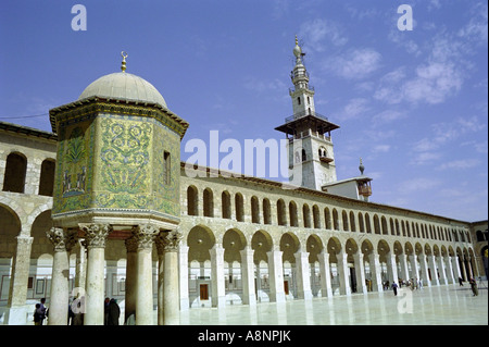 Mosquée des Omeyyades - DAMAS, SYRIE Banque D'Images