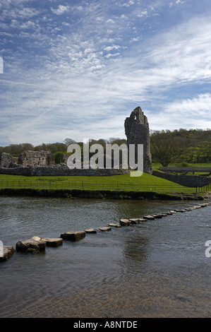 Château de Ogmore, Glamorgan, Pays de Galles, Royaume-Uni Banque D'Images