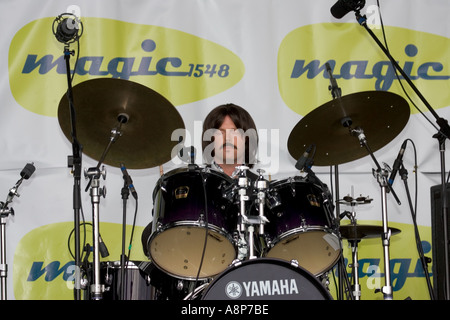 Beatles Tribute Band me and my monkey Mathew street festival 2004 Liverpool Banque D'Images