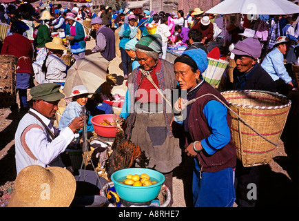 Chine Yunnan pour Banque D'Images