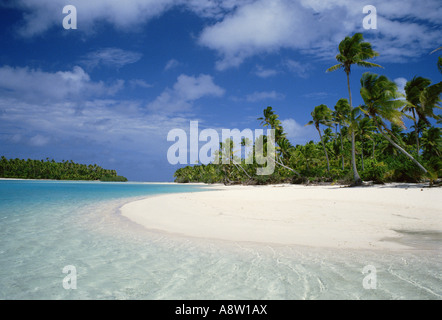 Îles Cook. Tropical Beach. Banque D'Images