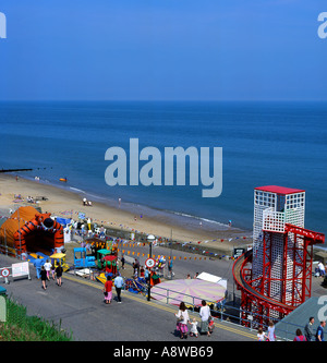 Fête foraine Front Cromer Norfolk Angleterre Banque D'Images