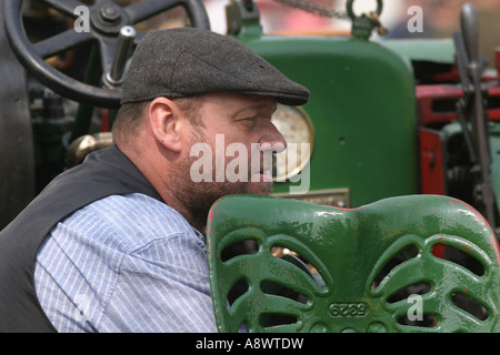 Amateur de vapeur sur Trevithick jour Hayle Cornwall UK Banque D'Images