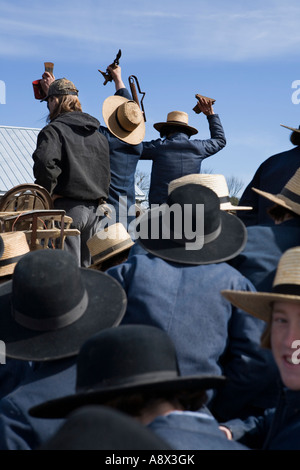 Amish farm palatin vente aux enchères New York Comté de Mohawk Valley Banque D'Images