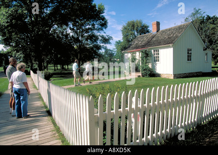 Elk270 2794 Direction générale de l'ouest de l'Iowa Herbert Hoover cottage 1871 Naissance du NHS Banque D'Images