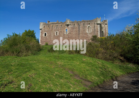 Dh Château de Doune DOUNE STIRLINGSHIRE Historic Scotland château en ruine Banque D'Images