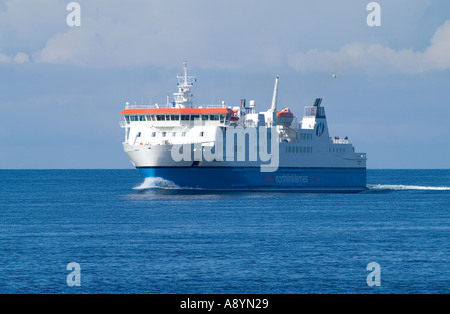 Dh MV Hamnavoe Northlink ferries ORCADES SONORE HOY MV Hamnavoe entrant Hoy Sound Banque D'Images