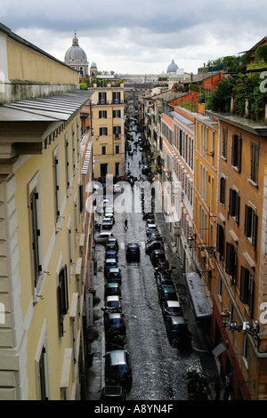 Vue sur la rue à Rome, Italie Banque D'Images