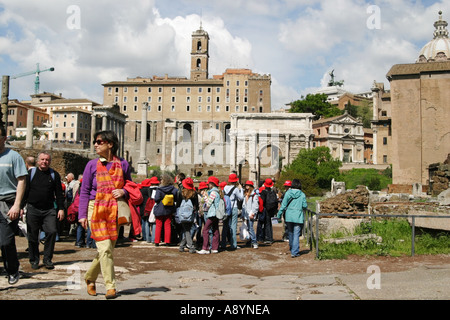 Visiteur à l'Italie Banque D'Images