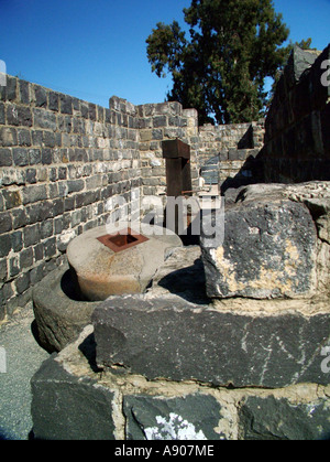 Moulin à farine à Israël Kursi Banque D'Images
