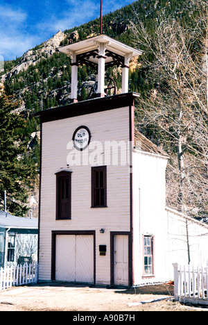 Rue principale à Georgetown Colorado USA Amérique latine Banque D'Images