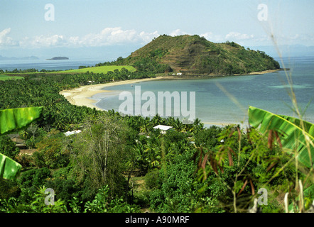 NOSY BE MADAGASCAR AFRIQUE Août voir à travers l'île avec Lanikely dans l'arrière-plan Banque D'Images