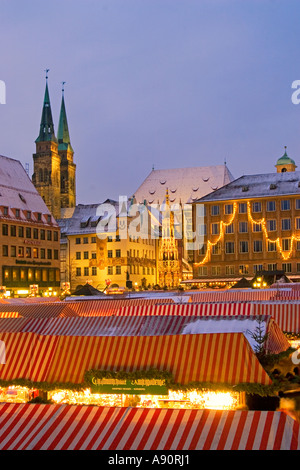 DEU Mittelfranken Nuernberg Christkindlmarkt Banque D'Images