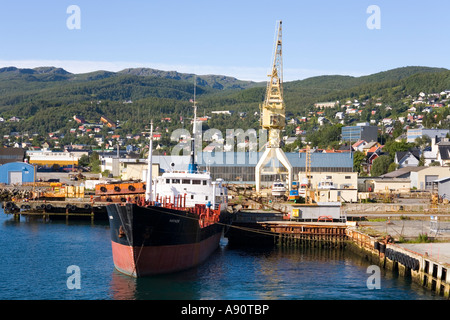 Le port de Harstad Norvège Banque D'Images