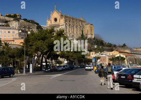 Ancienne partie de la ville Gaeta en Italie Banque D'Images