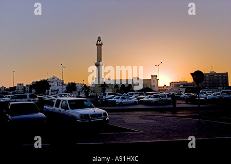 Doha au coucher du soleil Banque D'Images