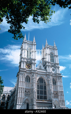 L'Abbaye de Westminster Londres Angleterre Banque D'Images