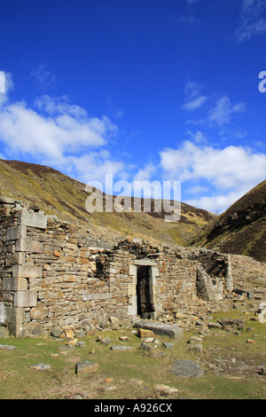 Swinner Gill mines de plomb près de Muker Swaledale dans Yorkshire du Nord Banque D'Images