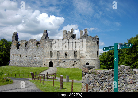 Château Balvenie Glen Fiddich Dufftown Banffshire Highlands écossais de la région de Grampian Banque D'Images