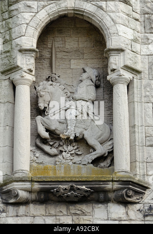 Monument pour le roi suédois Gustav II Adolf à Lützen, Saxe-Anhalt, Allemagne Banque D'Images