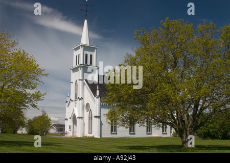 NA, Le Canada, l'Île du Prince Édouard. Malpèque United Church. Banque D'Images