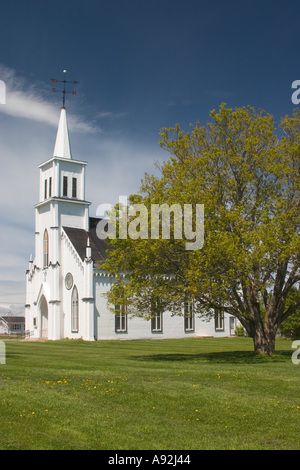 NA, Le Canada, l'Île du Prince Édouard. Malpèque United Church. Banque D'Images