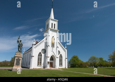 NA, Le Canada, l'Île du Prince Édouard. Malpèque United Church. Banque D'Images