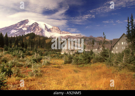 Paradise Lodge Mount Rainier National Park New York USA Banque D'Images