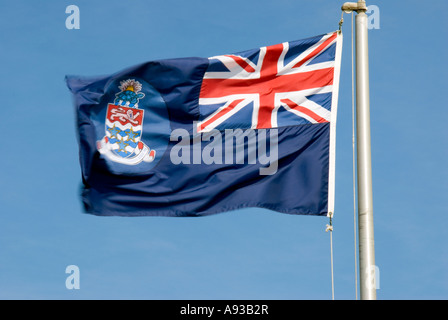 Îles Cayman national du drapeau national Banque D'Images