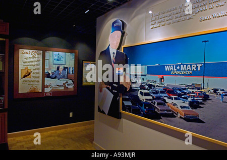 Sam Walton's Office à l'intérieur du centre des visiteurs du Wal Mart de Bentonville AR Banque D'Images