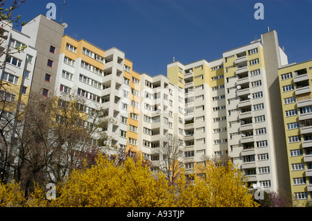 Appartement complexe sur la Rennbahnweg Banque D'Images