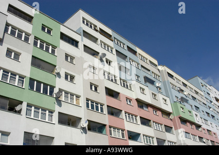 Appartement complexe sur la Rennbahnweg Banque D'Images