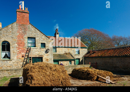 Cour de ferme traditionnel anglais Banque D'Images